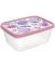 IDILAND Розовые цветы контейнер д/продуктов прямоугольный 1,5л 222122507/02 Вид1
