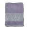 OLIVE JIVE полотенце махровое вензель цв.сиреневый 70*140см 04-134 Вид1
