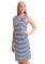 CLEVER LDR29-753/3 Платье жен (170-50-XL,темно-синий-молочный) Вид1