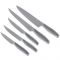 Taller Tr-2004 набор ножей, Гилфорд, 6 предметов, цвет: серебристый, Черный Вид1