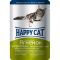 Влажный корм для кошек Happy Cat нежные кусочки в желе пауч, ягненок и телятина 0,1 кг Вид1