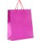 76561 Пакет бумажный для сувенирной продукции Пурпурный глянец 18х21,5х7,5см Вид1