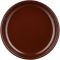 Борисовская керамика тарелка Cтандарт, цвет: темно-коричневый, диаметр 18 см Вид2