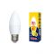 VOLPE лампа светодиодная свеча матовая теплый белый свет 3000K LED-C37-9W/WW/E27/FR/NR Вид1