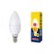 VOLPE лампа светодиодная теплый белый свет LED-C37-11W/WW/E14/FR/NR Вид1