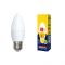 VOLPE лампа светодиодная свеча матовая теплый белый свет 3000K LED-C37-11W/WW/E27/FR/NR Вид1