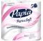PAPIA Pure&soft бумага туалетная белая 5сл. 4рулона Вид1