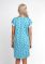 Clever Платье женское  170-44-S, темно-голубой-темно-бирюзовый LDR10-857 Вид2