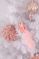 Набор украшений подвесных птичка на клипсе цв.розовый 2шт CAA112570 Вид2