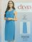 Clever Платье женское, размер: 170-48-L, голубой, артикул: LDR20-849/3 Вид2