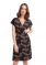 Clever Платье женское, размер: 170-48-L, черный-хаки, артикул: LDR20-847 Вид1