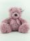 Игрушка мягкая Медведь с бантом сидит, 30х26х25 см, цвет: пудрово-розовый, артикул: BH4599 Вид1