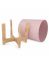 Кашпо алессия цв.розовый с бамбуковой подставкой 1,8л М8265/15 Вид2