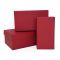Коробка подарочная дизайн тисненая бумага пробковая бордовый 150*95*60см Вид1