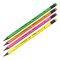 BERLINGO карандаш ч/г flexy neon hb с ластиком пластиковый Вид1