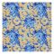 Бумага крафт Голубые Цветы, 100х70 см, немелованная, с декоративным рисунком, в рулоне, артикул: 44737 Вид1