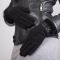 Перчатки женские безразмерные с утеплителем цв.черный 4312784 Вид2