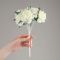 Букет цветов декор. розы цв.белый 7шт 2952451 Вид1