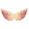 Крылья маскарадные ангел в розовом 0,5*44*20см 86954 Вид1