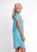 Clever Платье женское  170-44-S, темно-голубой-темно-бирюзовый LDR10-857 Вид3