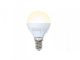 Лампа VOLPE Optima светодиодная матовая LED-G45-8W/WW/E14/FR/O.Форма "шар, теплый белый свет, карто Вид1