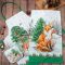 Набор подарочный новогодний лес: фартук, полотенце, прихватка 5389247 Вид1