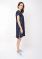 Clever Платье женское, размер: 170-44-S, темно-синий-белый, артикул: LDR21-888/1 Вид2