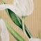 Скатерть Этель Белые тюльпаны 149х110 см, 100% хлопок, саржа 190 гр/м2, артикул: 5376678 Вид7