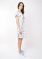 Clever Платье женское, размер: 170-44-S, белый-темно-синий, артикул: LDR21-888/1 Вид2