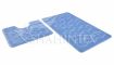 SHAHINTEX набор ковриков д/ванной цв.голубой 50*80см, 50*50см Вид1