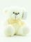 Игрушка мягкая Медвежонок с бантом, 18 см. (Цвет: белый.) Вид1