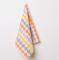 VOTEX полотенце кухонное хлопок волна цв.серый/оранжевый 40*60см Вид1