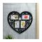 Фоторамка дизайн сердце ажурное цв.черный на 4фото 44,5*41см 1146179 Вид1