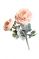Букет цветов декор. ранункулюс персиковый из ткани 39,5*10*7см 88229 Вид1
