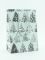 Пакет подарочный "Зимние елочки", размер: 11,5х6х16 см. Цвет: серебро (GB30992-5) Вид1