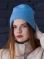 Шапка жен с отворотом цвет-голубой 8.757-03 МА.Y. Вид1