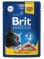 BRIT PREMIUM корм д/взрослых кошек лосось и форель в соусе пауч 85г/14 Вид1