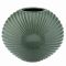 BRIGHT SHELL ваза декоративная керамика цвет зеленый 7*20см 1141 Вид1