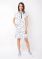 Clever Платье женское, размер: 170-44-S, белый-темно-синий, артикул: LDR21-888/1 Вид3