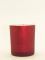 420200360 Свечи парафиновые декоративные, залитые в стеклянный стакан, разм. 65x80mm, цвет красный Вид1