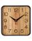 РУБИН часы настенные квадрат дерево цв.черный 19*19см 1918-112 Вид1