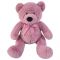 Игрушка мягкая медведь с бантом цв.пудрово-розовый 100*67*40см ВН4697 Вид1