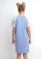 CLEVER Платье женское  170-44-S, меланж голубой LDR10-851 Вид2