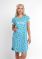 Clever Платье женское  170-44-S, темно-голубой-темно-бирюзовый LDR10-857 Вид1