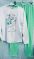Serge Пижама женская (фуфайка, брюки) белый комбинированный, размер: 170-88-44, артикул: 5421/10 Вид1