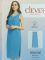 Clever Платье женское, размер: 170-46-M, голубой, артикул: LDR20-849/3 Вид2