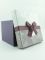 Коробка подарочная квадратная с ручками 16х21х21,5 (фиолетовый, 8306-29) Вид1