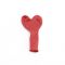 Надувной шарик Сердце 5 Кристалл Красное, артикул: 1105-0140 Вид1