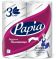 PAPIA Decor полотенце бумажное белые 3сл 2рулона Вид1