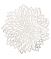 NATA M салфетка подстановочная цветок цвет белый 38см RF0074 Вид1
